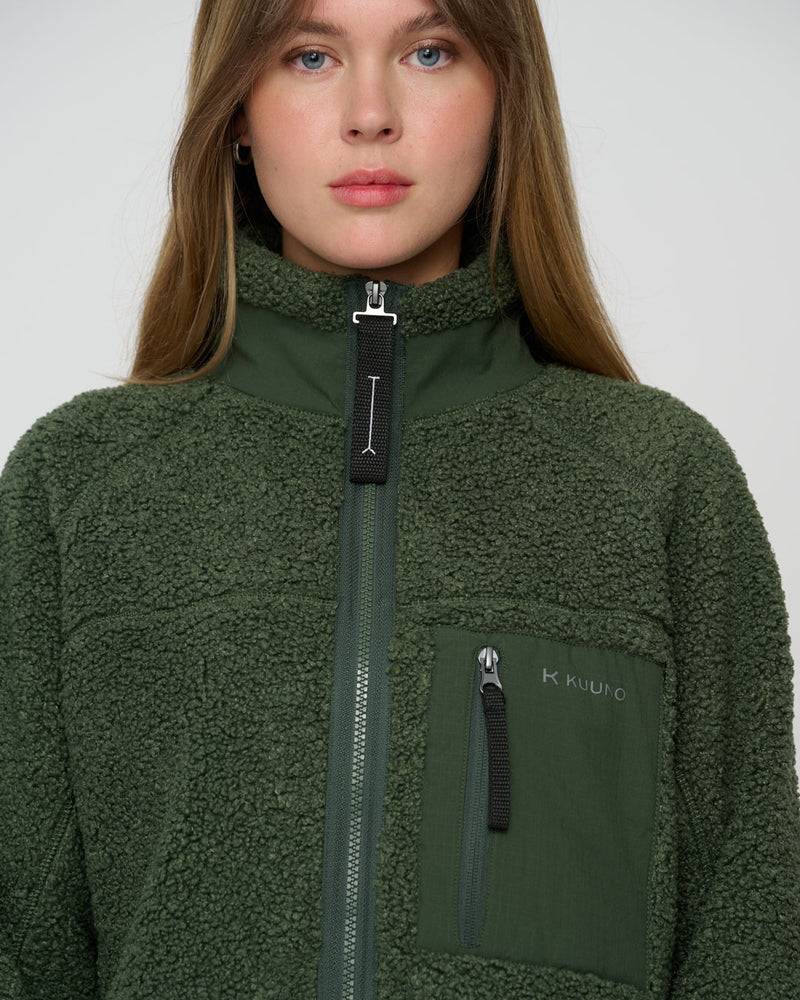 Kuuno Everyday Fleece Jacket Forest Green 2025