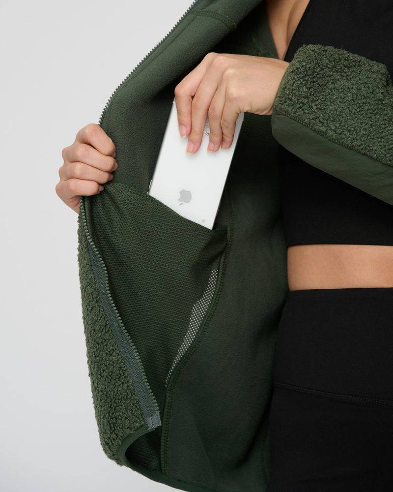 Kuuno Everyday Fleece Jacket Forest Green 2025