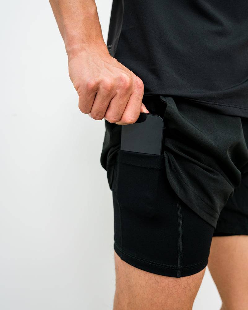 Kuuno Dynamic Sports Shorts Night Black Fabrik Onlineshop