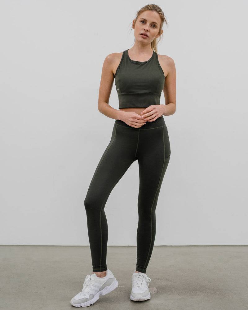 Kuuno Dynamic High Waist Tights Forest Green Weihnachtsangebot