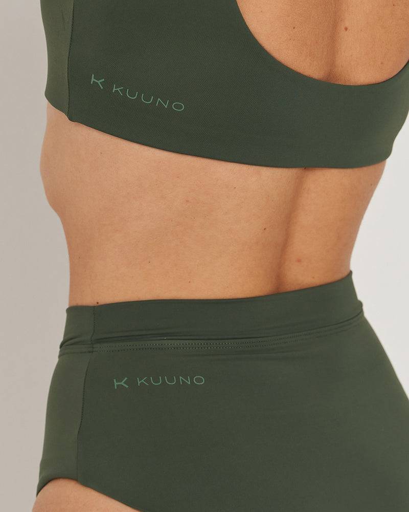 Kuuno Bikini Top Forest Green Online Outlet