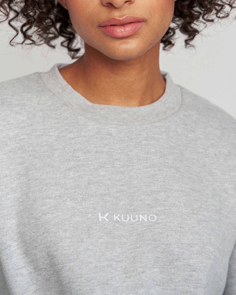 Kuuno Essential Cropped Sweater Light Grey Neuheiten