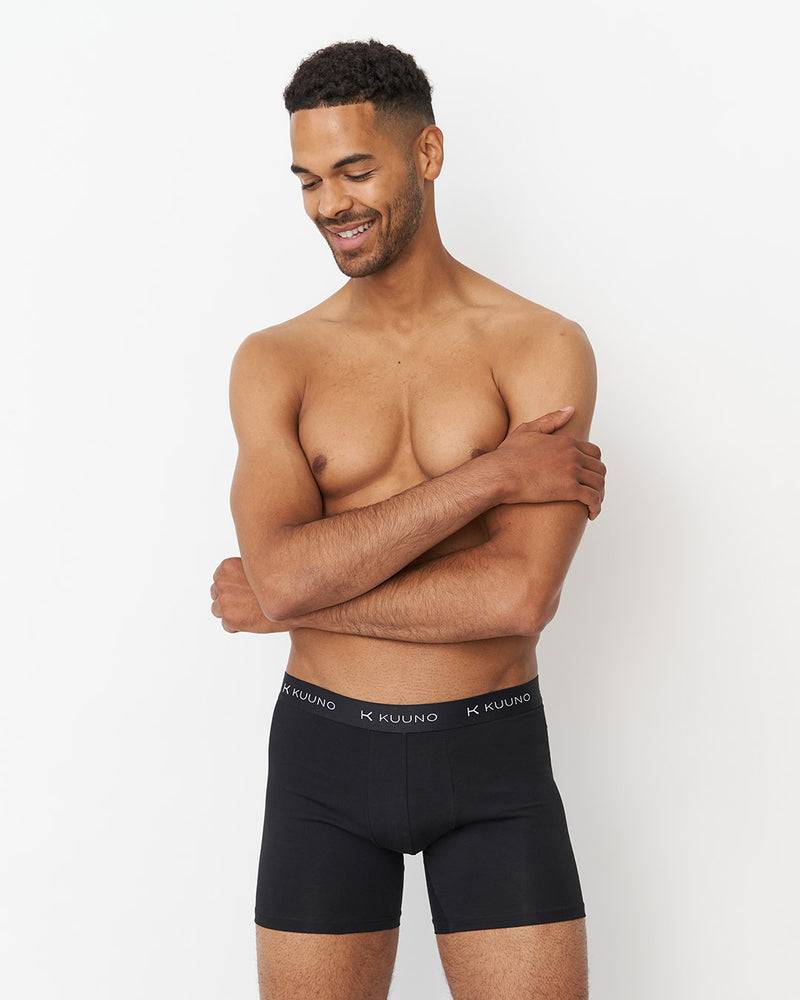 Kuuno 3er-Set Everyday Boxers Long Night Black JETZT KAUFEN