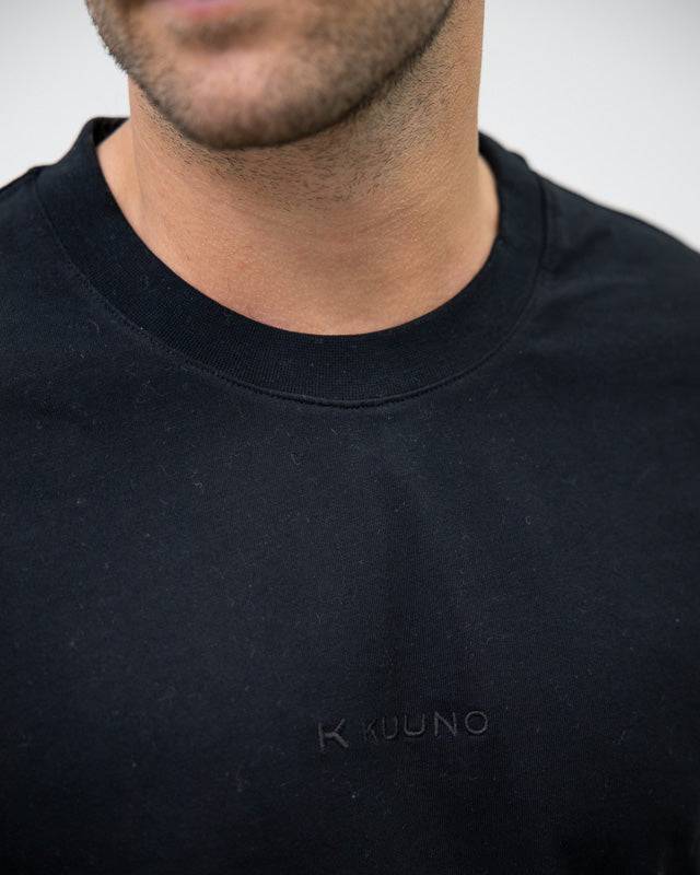 Kuuno Everyday Basic Shirt Night Black Neueste Stile