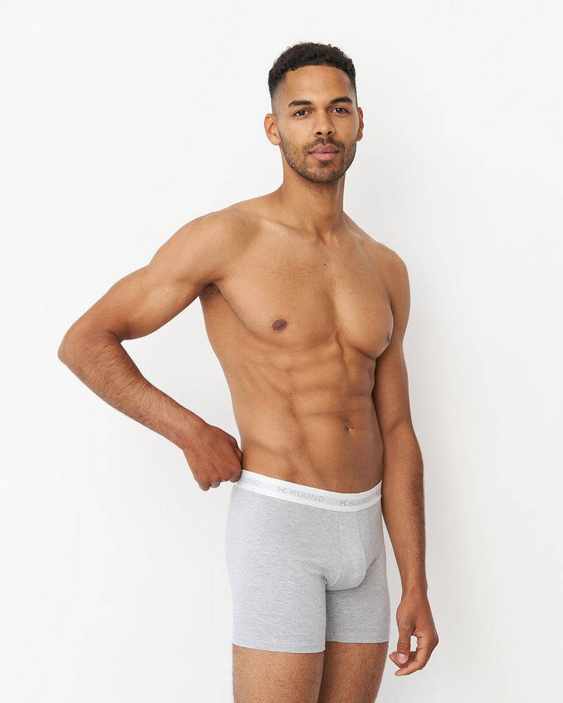 Kuuno Everyday Boxers Long Light Grey Letzte 2 Tage