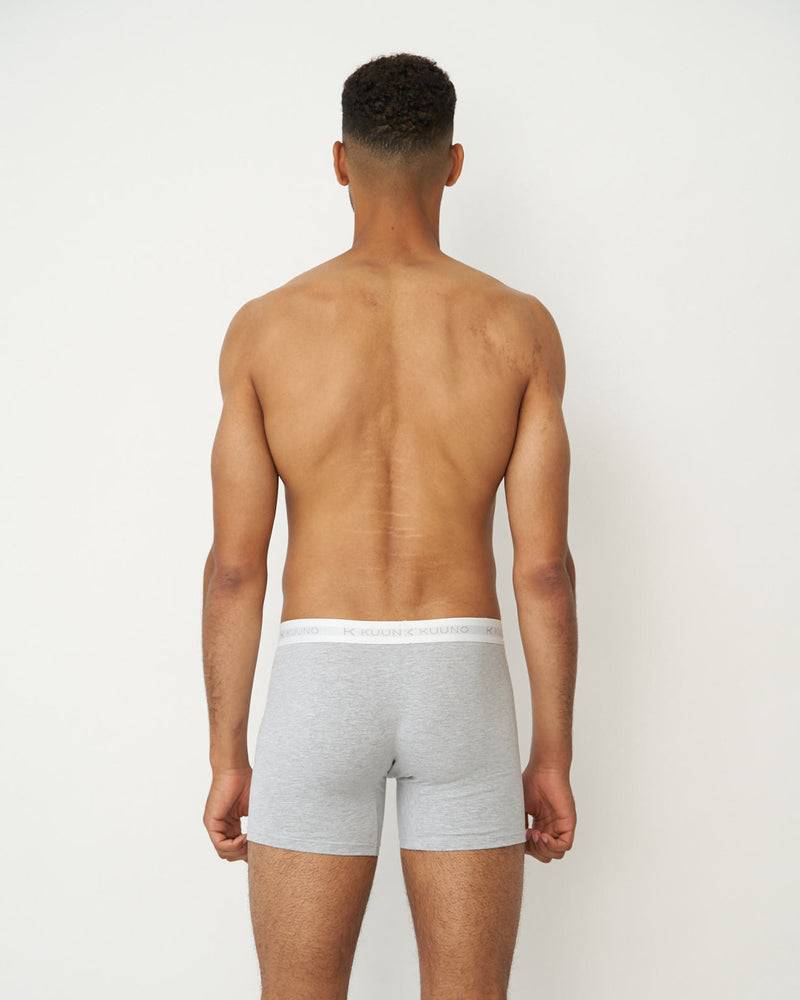 Kuuno Everyday Boxers Long Light Grey Letzte 2 Tage
