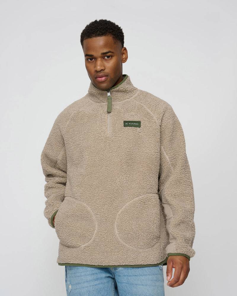 Kuuno Everyday Half Zip Fleece Deep Sand Bis zu 55% Rabatt