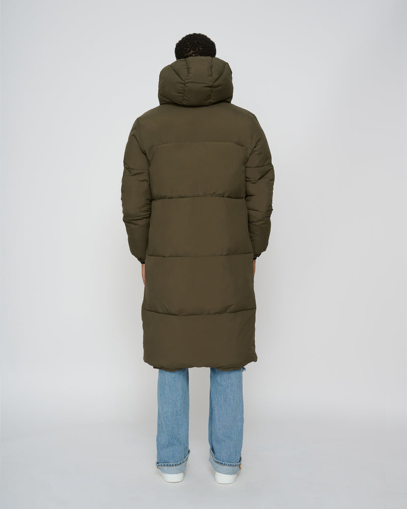Kuuno Everyday Long Puffer Jacket Forest Green Super Rabatt