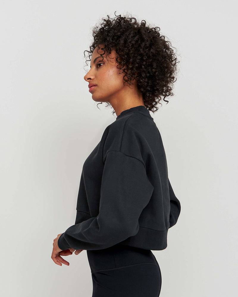 Kuuno Essential Cropped Sweater Night Black Begrenzt auf 3 Tage