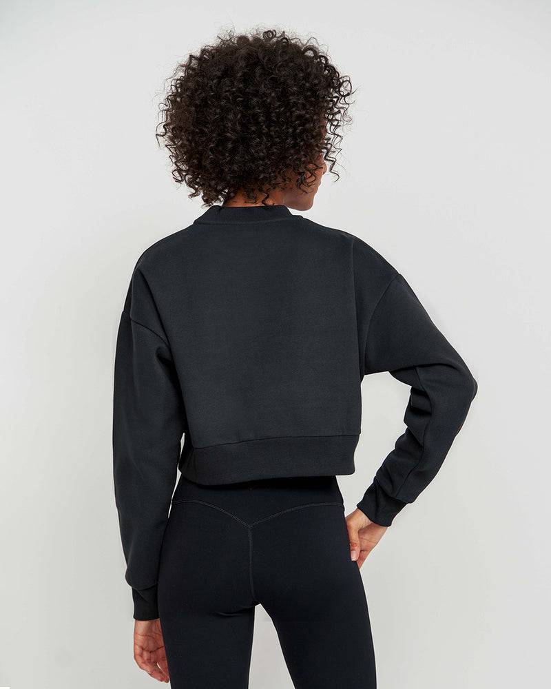 Kuuno Essential Cropped Sweater Night Black Begrenzt auf 3 Tage