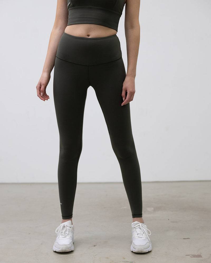 Kuuno Tall Essential High Waist Tights Forest Green Speichern exportieren