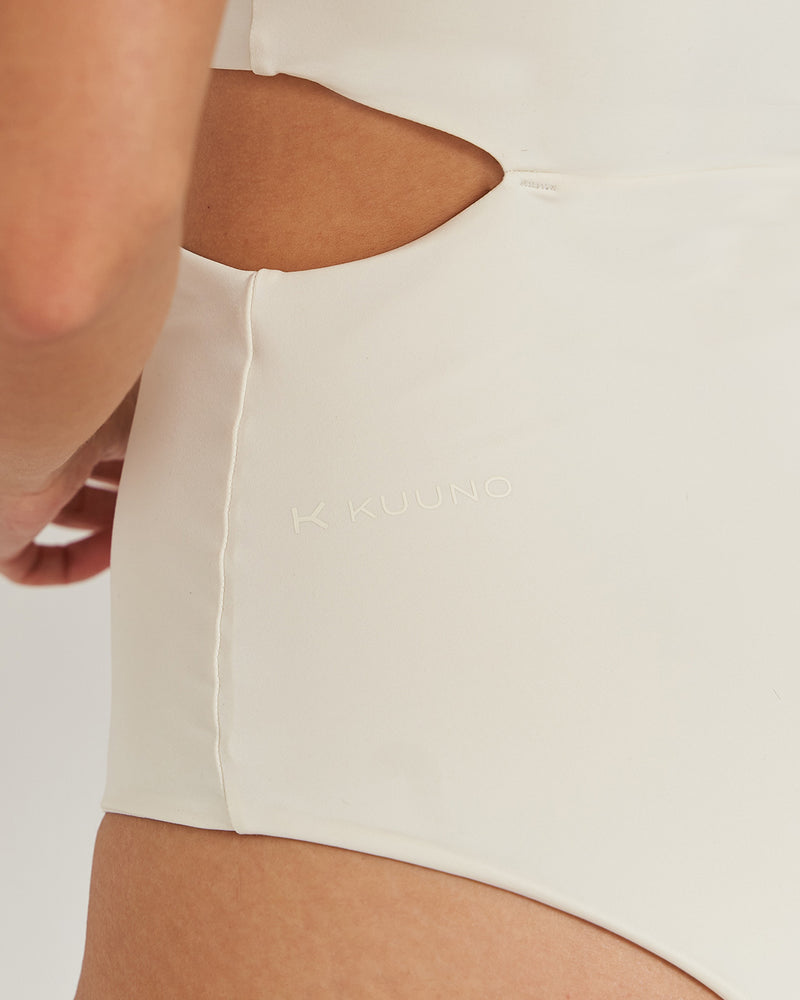 Kuuno Swimsuit One Shoulder Off White Im Verkauf