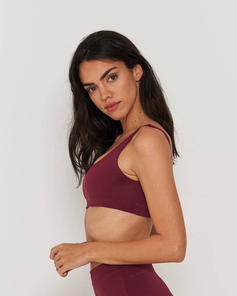 Kuuno Bikini Top Dark Berry Rabatte dieses Monats