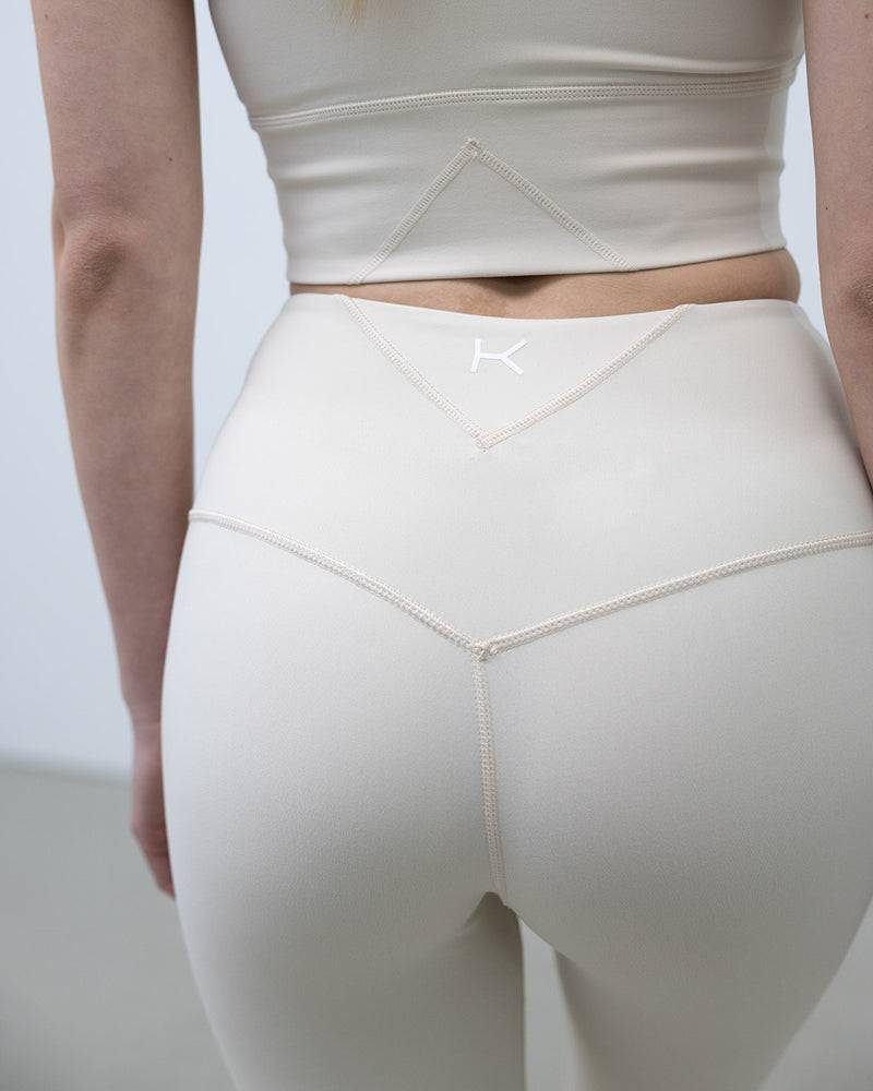 Kuuno Tall Essential High Waist Tights Light Beige Günstiger Verkauf