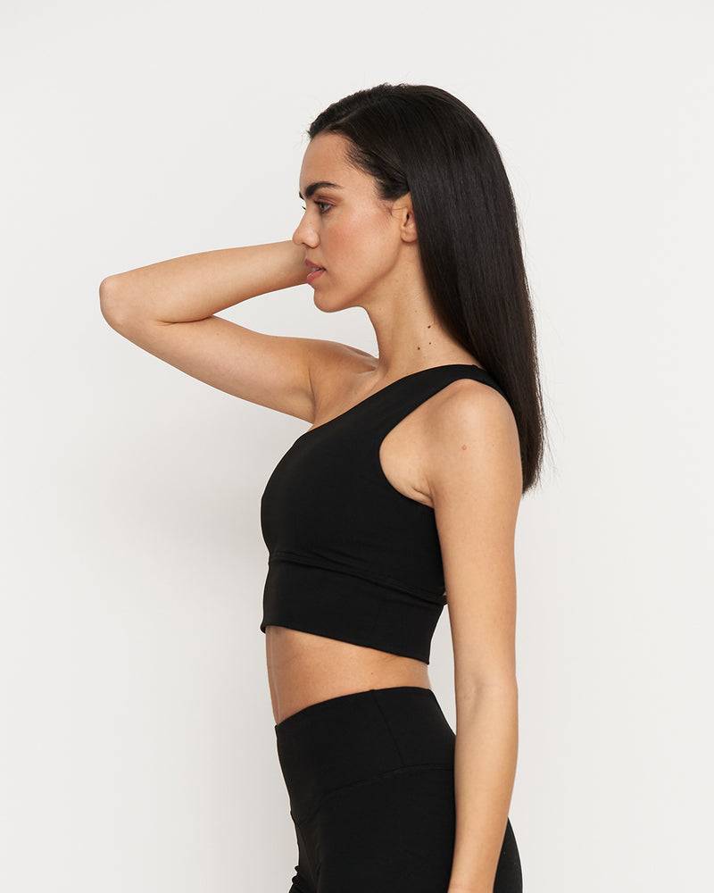 Kuuno Essential One Shoulder Bra Night Black Limitierter Zeitrabatt