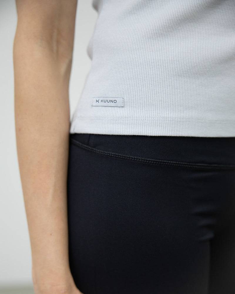 Kuuno Everyday Cotton Tank Top Simple Grey Heißer Verkauf