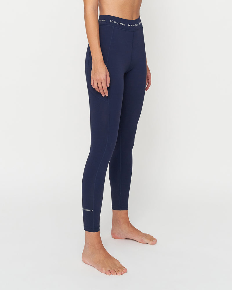 Kuuno Dynamic High Waist Tights Navy Blue Online Outlet