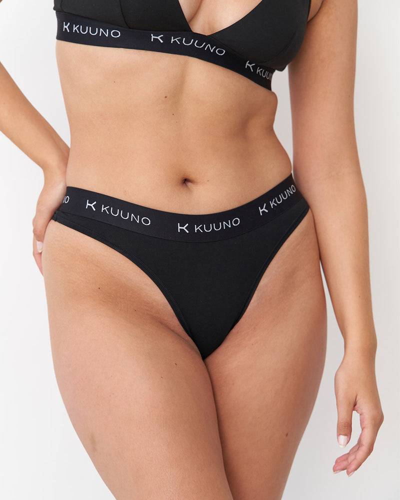 Kuuno 3er-Set Everyday Thong Night Black Blitzangebot