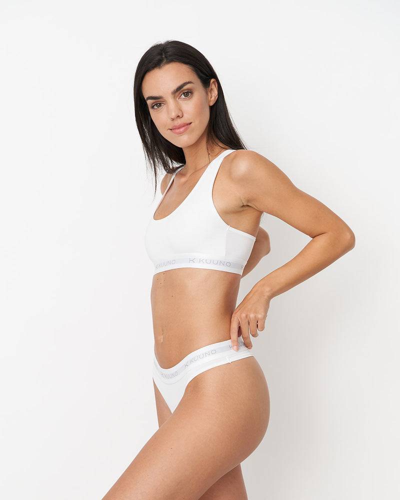 Kuuno Everyday Bra Sporty Classic White Bestseller