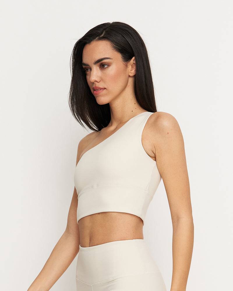 Kuuno Essential One Shoulder Bra Light Beige Neueste Stile