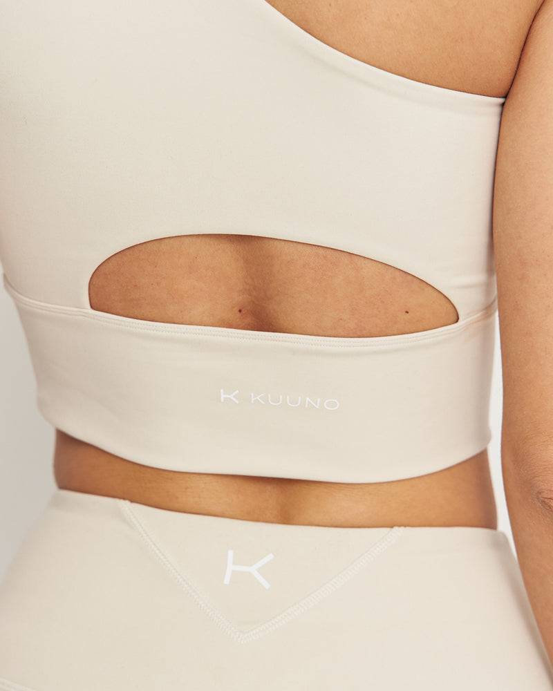 Kuuno Essential One Shoulder Bra Light Beige Neueste Stile