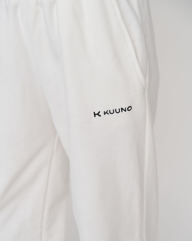 Kuuno Everyday Jogger Pants Classic White Bis zu 50% Rabatt