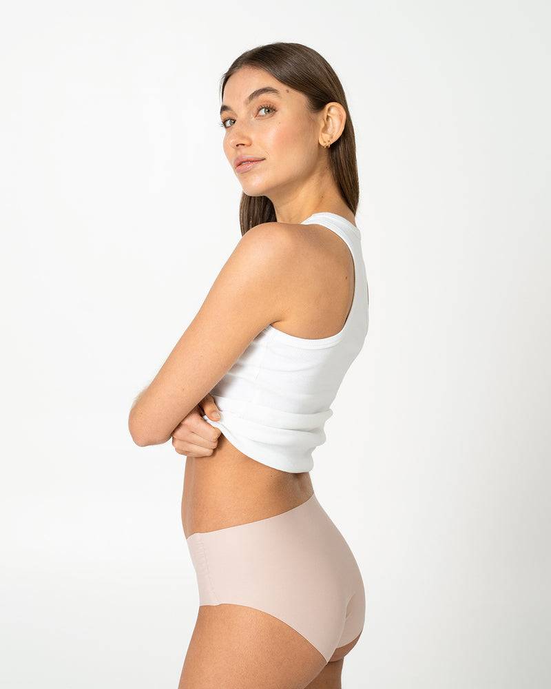 Kuuno 3er-Set Seamless High Waist Classic Brief Natural Blush Bis zu 60% Rabatt