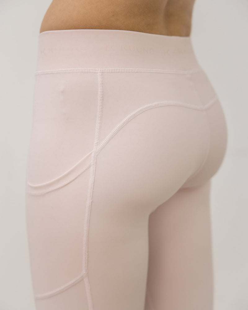 Kuuno Dynamic High Waist Tights Light Pink Clearance-Verkauf