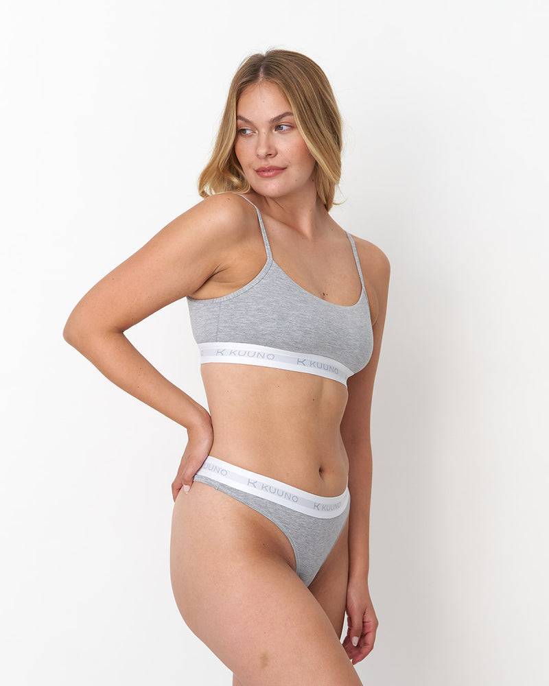 Kuuno Everyday Soft Bra Light Grey Black Friday Preise