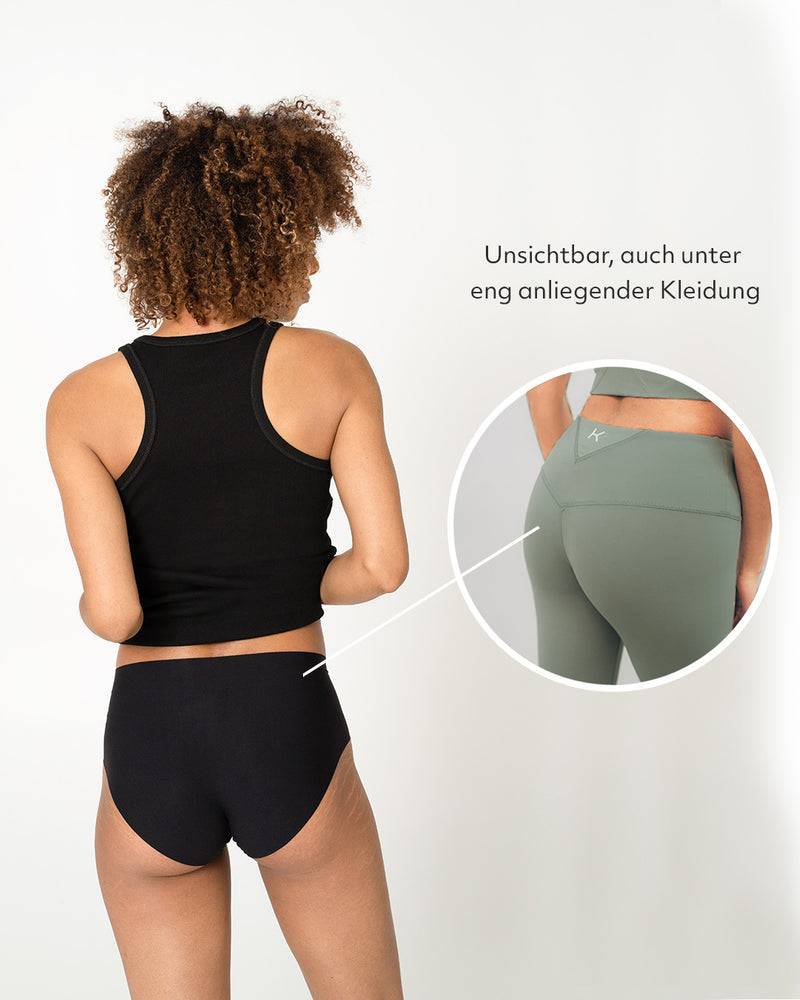 Kuuno Seamless High Waist Classic Brief Night Black Kostenloser Versand