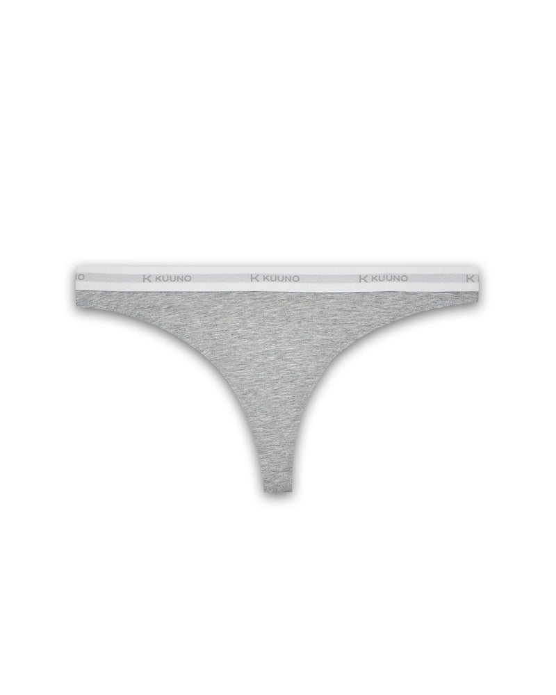 Kuuno Everyday High Cut Thong Light Grey Limitierter Zeitrabatt