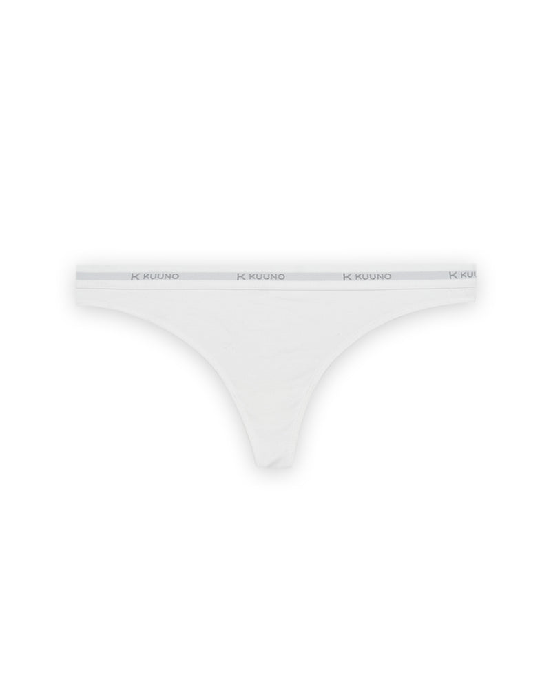 Kuuno Everyday High Cut Thong Classic White Versandkostenfrei