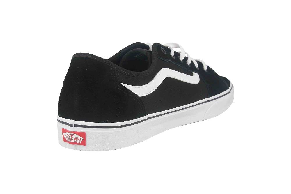 VANS MN Filmore Decon SUEDE/CANVAS (SUEDE/CANVAS) BLK/WHITE Sneaker in Übergrößen Schwarz VN0A3WKZ5LM1 große Herrenschuhe Zeitbegrenzte Promotion