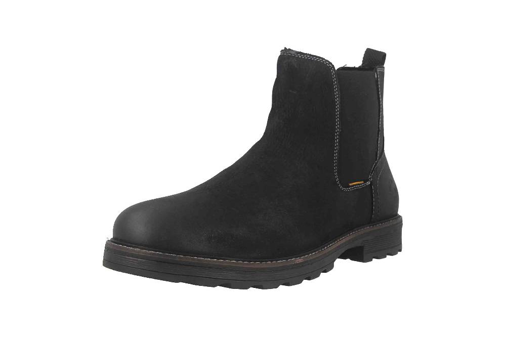 Camel Active Stiefeletten in Übergrößen Schwarz CAFW002-350100 große Herrenschuhe Bis zu 60% Rabatt