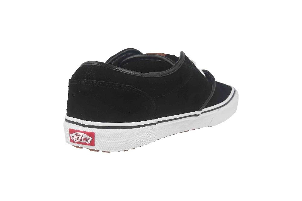 VANS MN ATWOOD VANSGUARD (SUEDE FLEECE) BLACK/WHITE Sneaker in Übergrößen Schwarz VN0A5KXS70P1 große Herrenschuhe Nur für heute