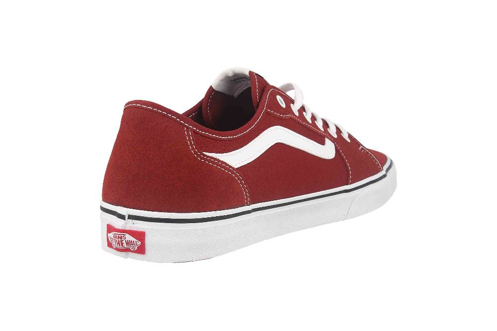 VANS MN Filmore Decon SUEDE/CANVAS FIRED BRICK Sneaker in Übergrößen Rot VN0A5HTYZHG1 große Herrenschuhe Sonderangebot der Fabrik