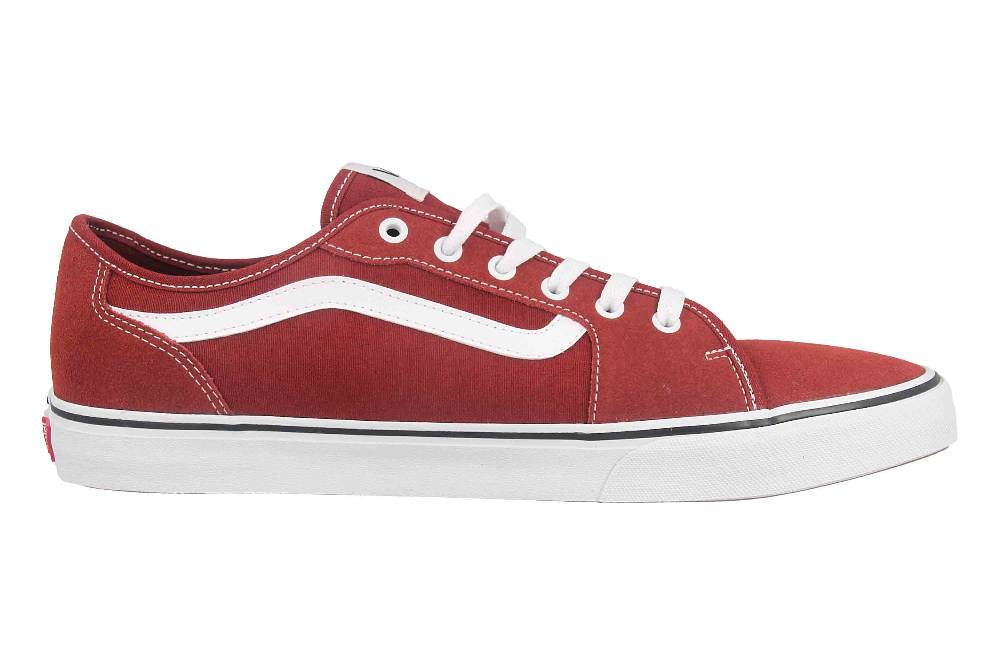 VANS MN Filmore Decon SUEDE/CANVAS FIRED BRICK Sneaker in Übergrößen Rot VN0A5HTYZHG1 große Herrenschuhe Sonderangebot der Fabrik
