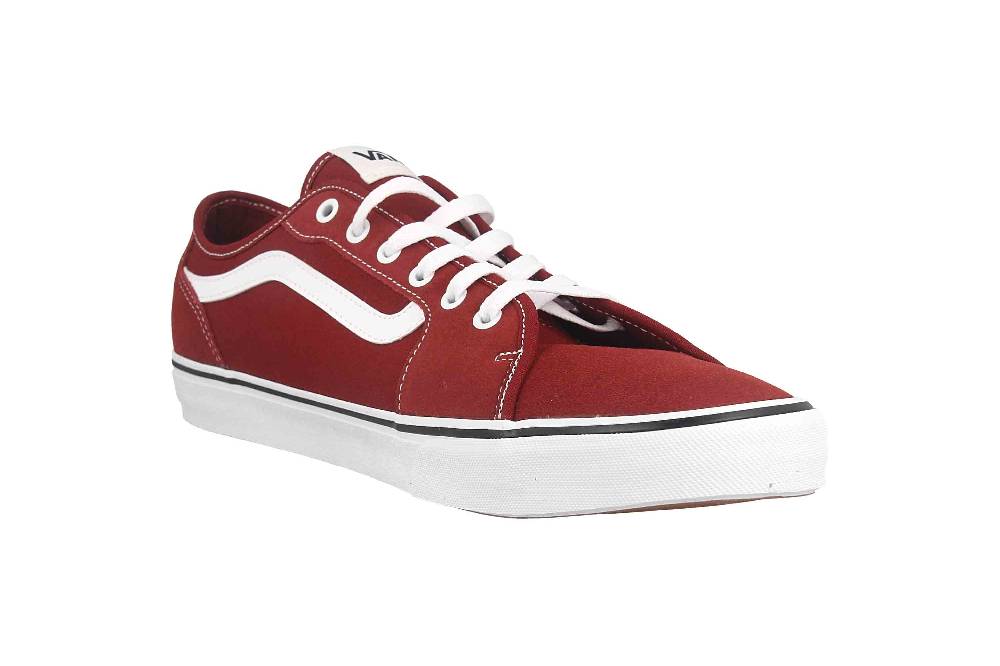 VANS MN Filmore Decon SUEDE/CANVAS FIRED BRICK Sneaker in Übergrößen Rot VN0A5HTYZHG1 große Herrenschuhe Sonderangebot der Fabrik