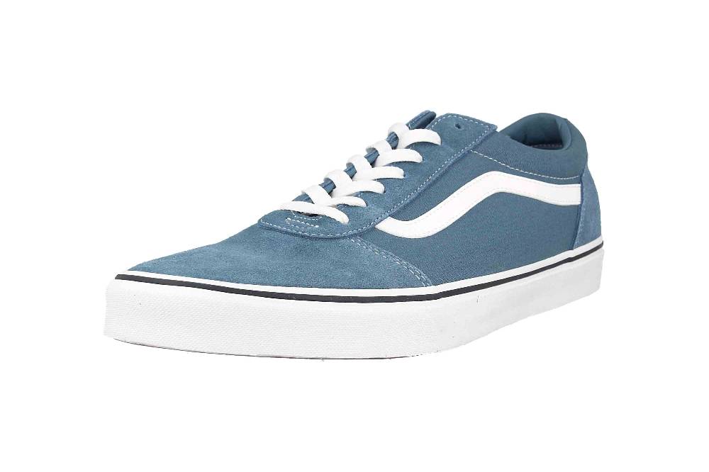 VANS MN Ward SUEDE/CANVAS BLUESTONE Sneaker in Übergrößen Blau VN0A38DMJCN1 große Herrenschuhe Bis zu 55% Rabatt