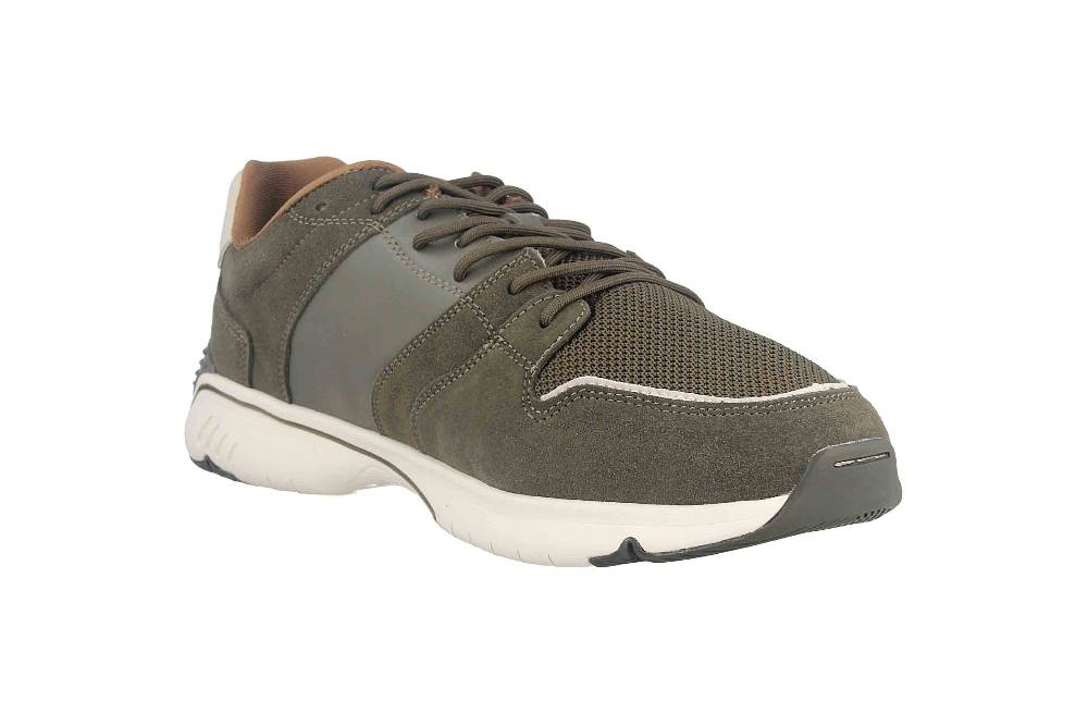 Mustang Shoes Halbschuhe in Übergrößen Grün 4180-308-77 große Herrenschuhe 50% Rabatt mit kostenlosem Versand