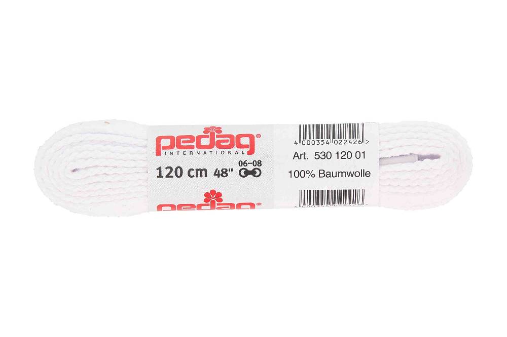 pedag - FLACHSENKEL - Schnürsenkel Diverse Farben 120 cm (1 Paar) Black Friday