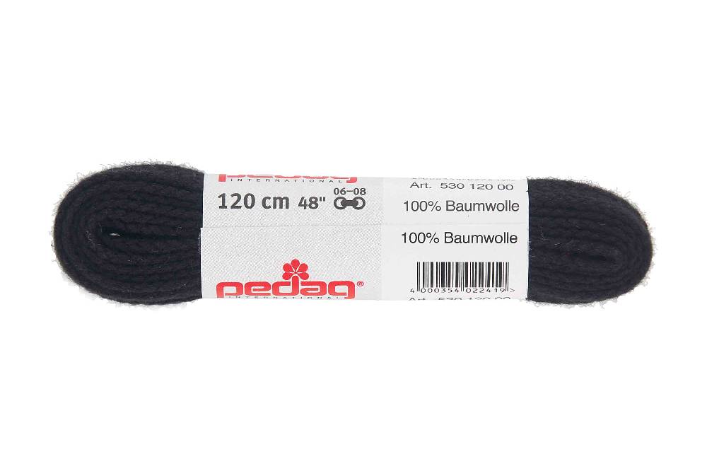 pedag - FLACHSENKEL - Schnürsenkel Diverse Farben 120 cm (1 Paar) Black Friday