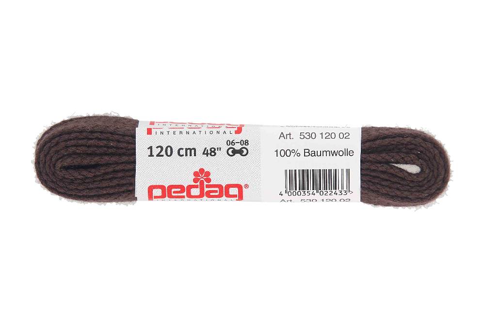 pedag - FLACHSENKEL - Schnürsenkel Diverse Farben 120 cm (1 Paar) Black Friday