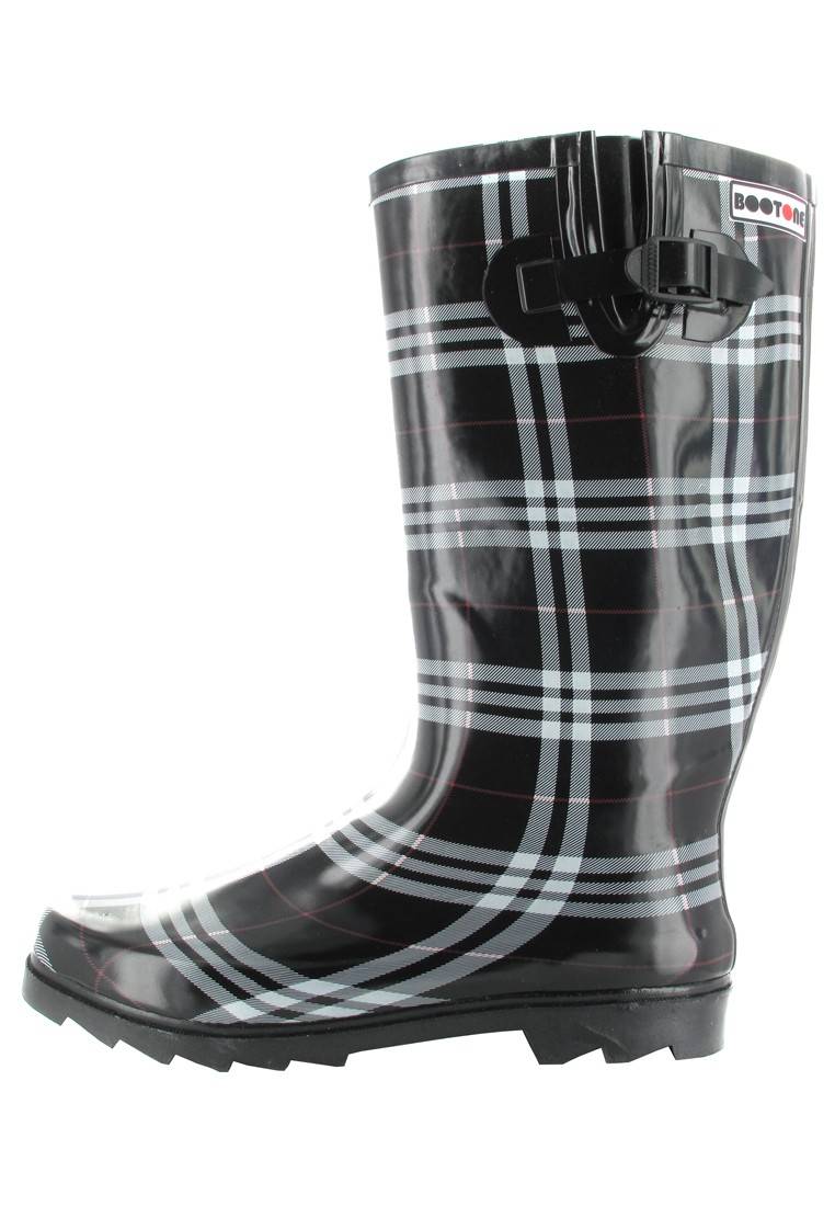 Intex Kautschuk-Gummistiefel in Übergrößen Schwarz Cora 14101 große Damenschuhe Blitzangebot