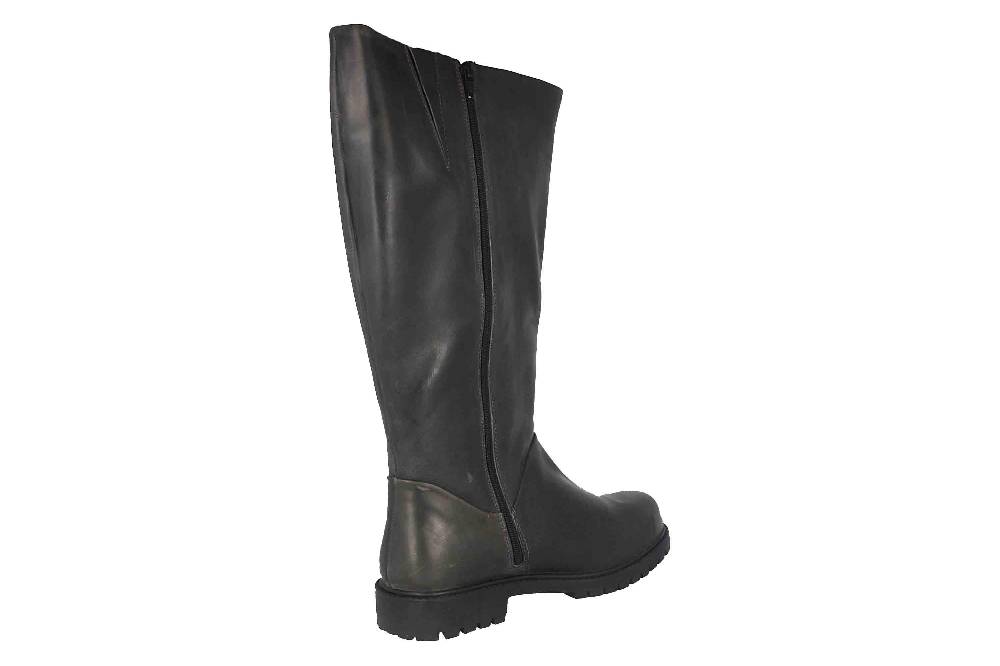 MayBe Weitschaftstiefel in Übergrößen Grau 67668 Anthrazite große Damenschuhe Räumungsverkauf