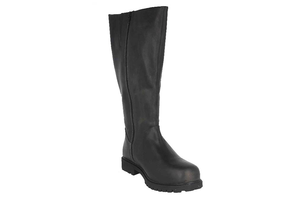 MayBe Weitschaftstiefel in Übergrößen Grau 67668 Anthrazite große Damenschuhe Räumungsverkauf