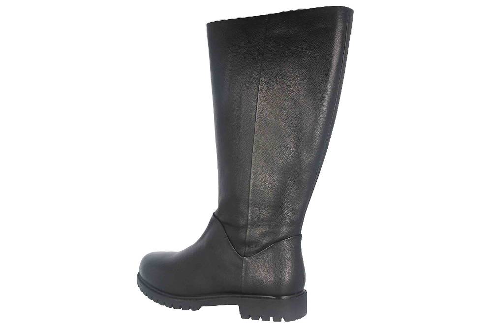 MayBe Weitschaftstiefel in Übergrößen Schwarz 67668 Black große Damenschuhe Kauf eins, bekomm eins gratis