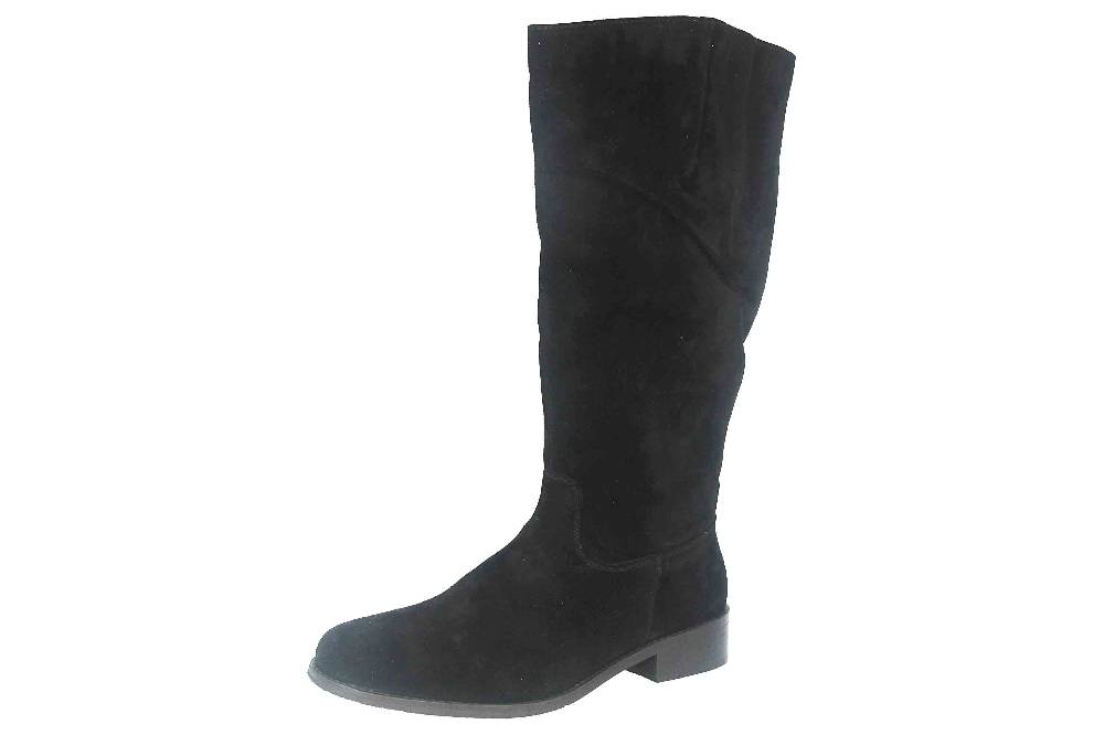 MayBe Weitschaftstiefel in Übergrößen Schwarz 67667 Black große Damenschuhe Tägliche Deals
