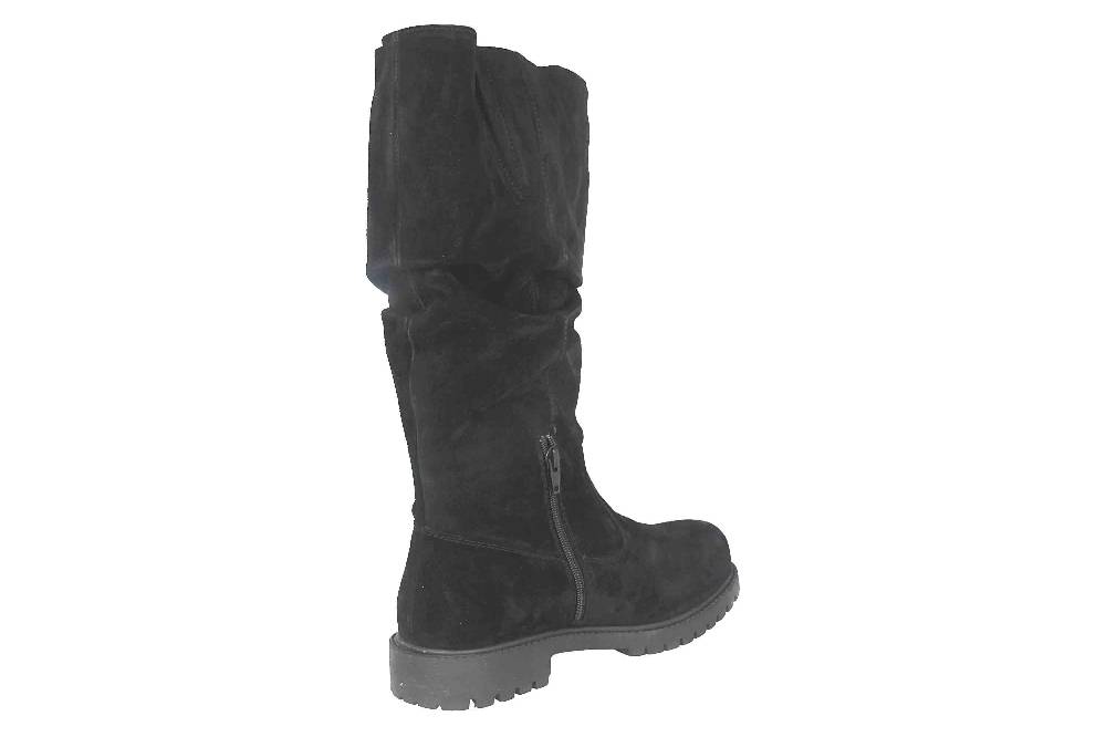 MayBe Weitschaftstiefel in Übergrößen Schwarz 67663 Black große Damenschuhe Riesige Ersparnisse