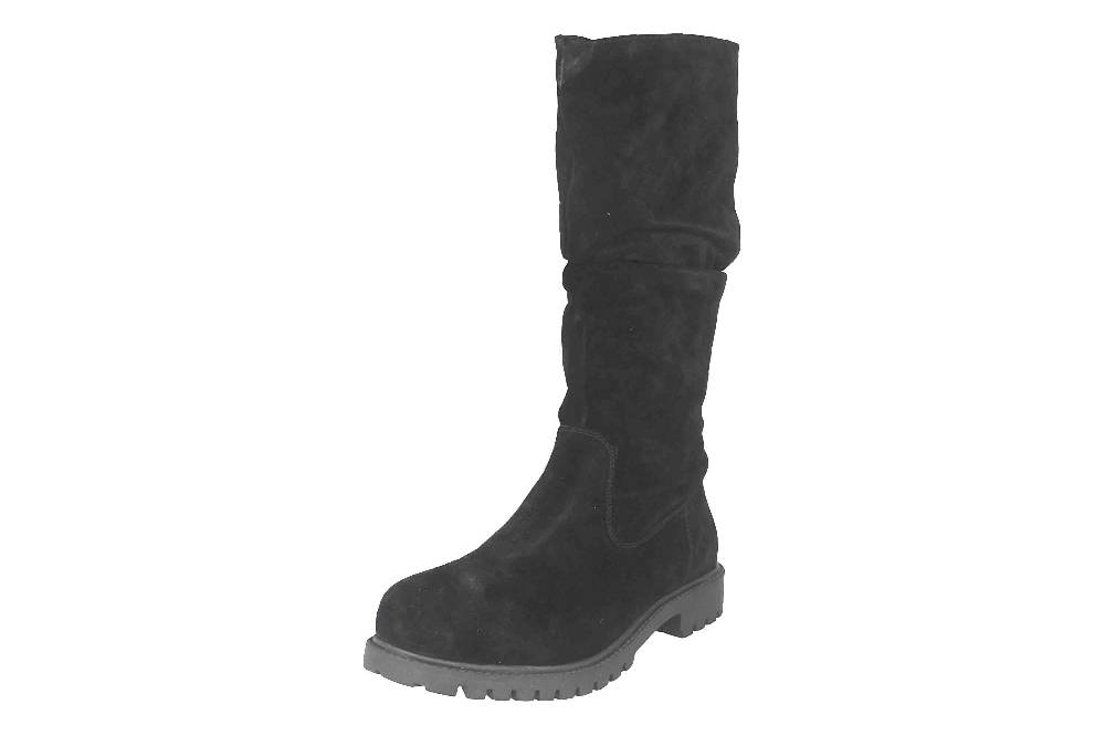 MayBe Weitschaftstiefel in Übergrößen Schwarz 67663 Black große Damenschuhe Riesige Ersparnisse